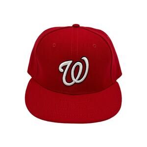 Washington Nationals: New Era 59Fifty Fitted Hat, Size 7 1/8 (Red)
